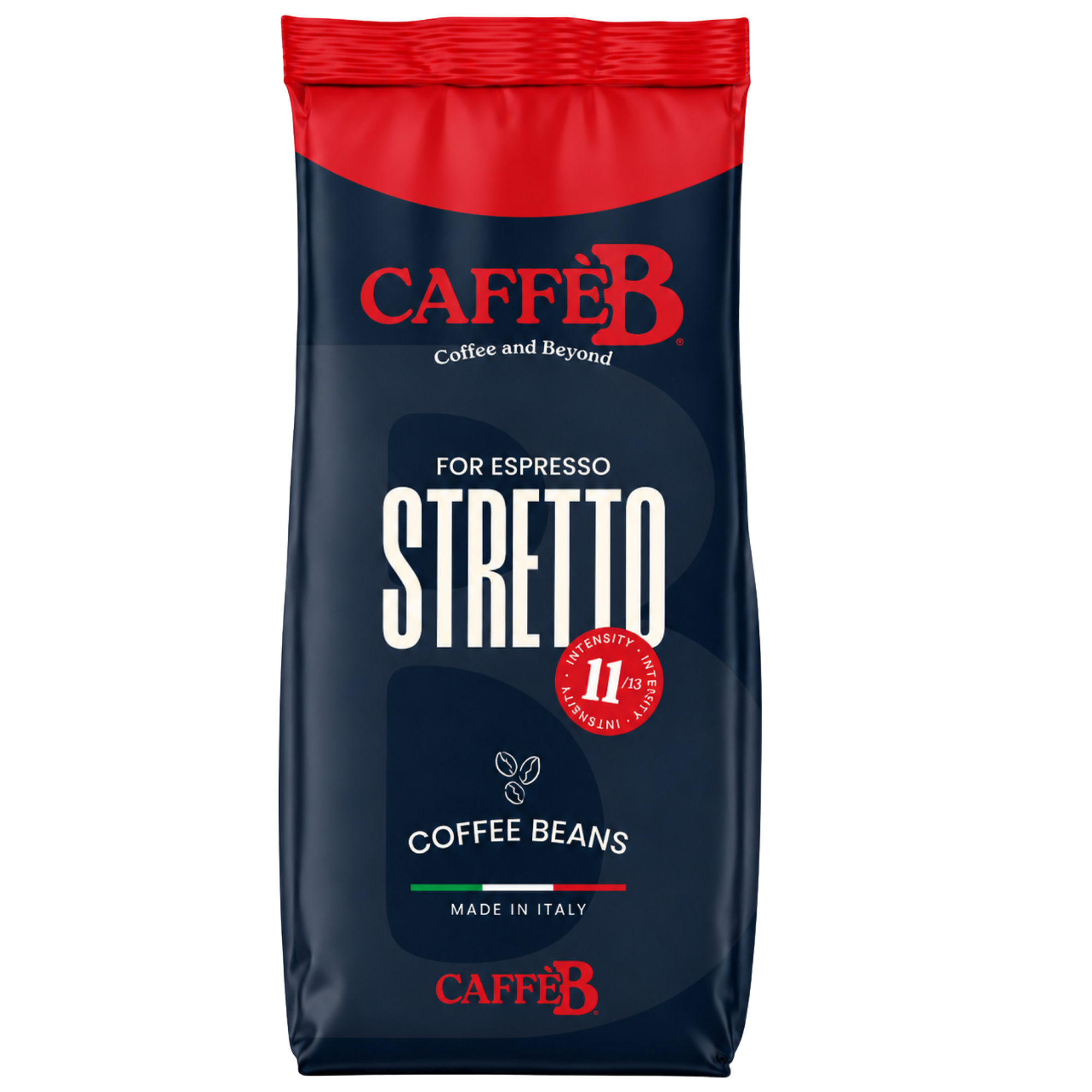 Caffè B 1kg whole bean coffee bag for cafés and restaurants